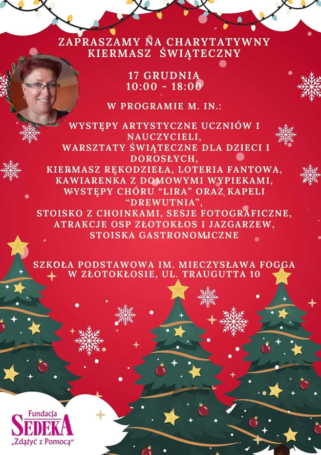 Kiermasz świąteczny - plakat