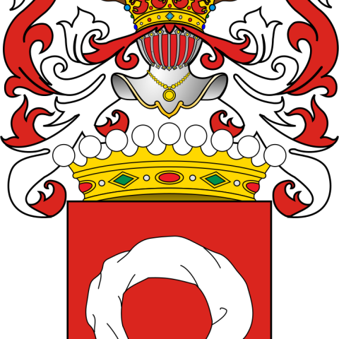 Herb Nałęcz II - odmiana hrabiowska